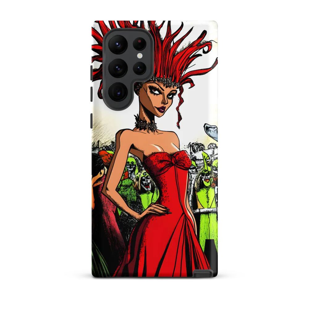 Fiery Elegance: A Fashion Statement