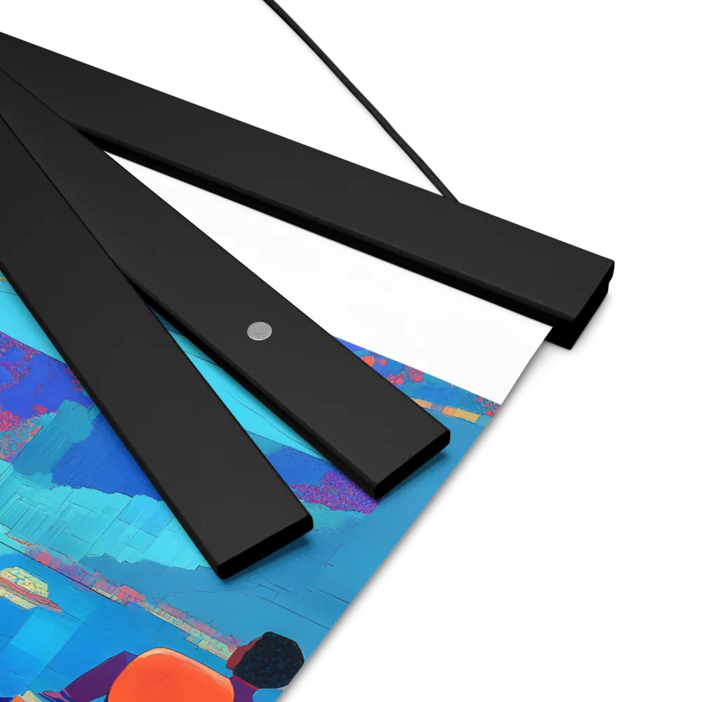 Reflections of Serenity | Poster With Black Wood Hanger | 8″×10″