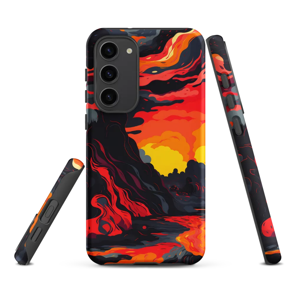 Eruption of Colors | Phone Case |  S23 Plus | Tough Case | Matte