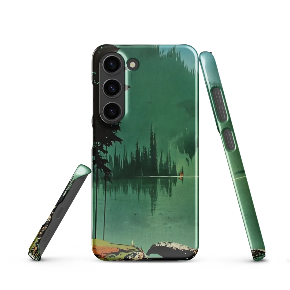 Serenity Reflected: A Tranquil Lake Scene