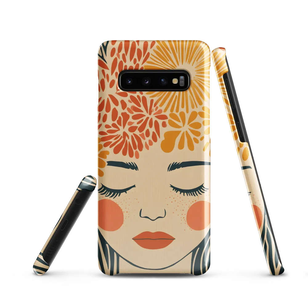 Serenity in Bloom | Phone Case |  S10 | Snap Case | Glossy
