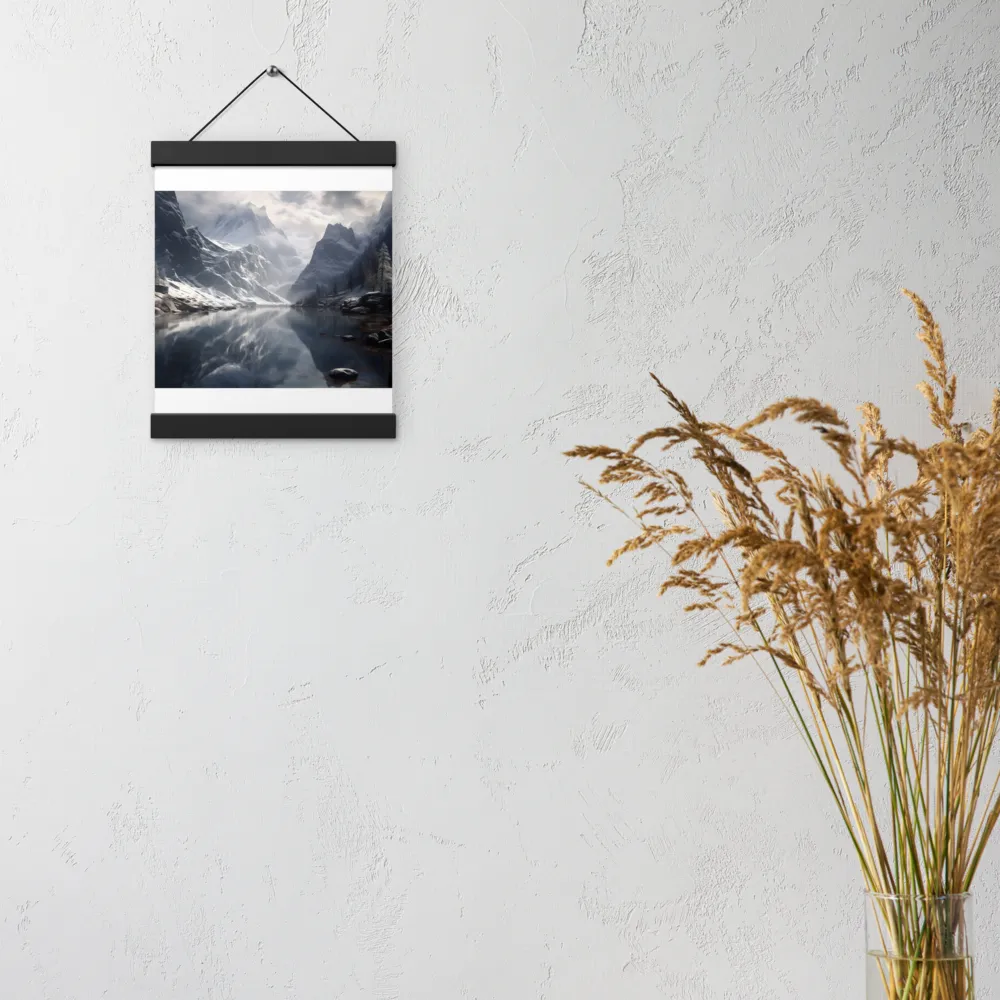 Echoes of Tranquility | Poster With Black Wood Hanger | 8″×10″