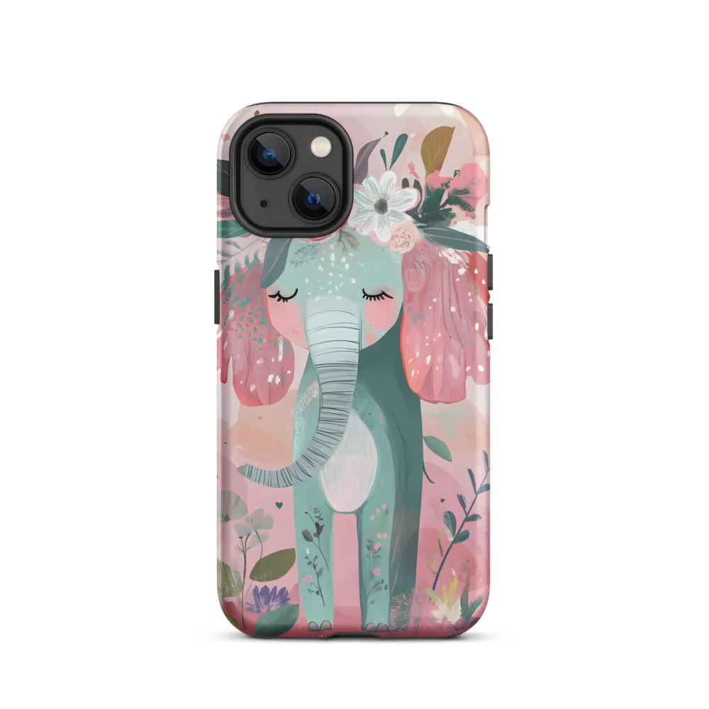 Whimsical Elephant in Bloom