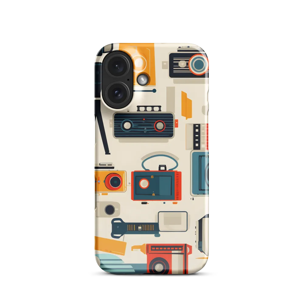 Retro Camera Collection: A Nostalgic Journey | Phone Case |  16 | Snap Case | Glossy