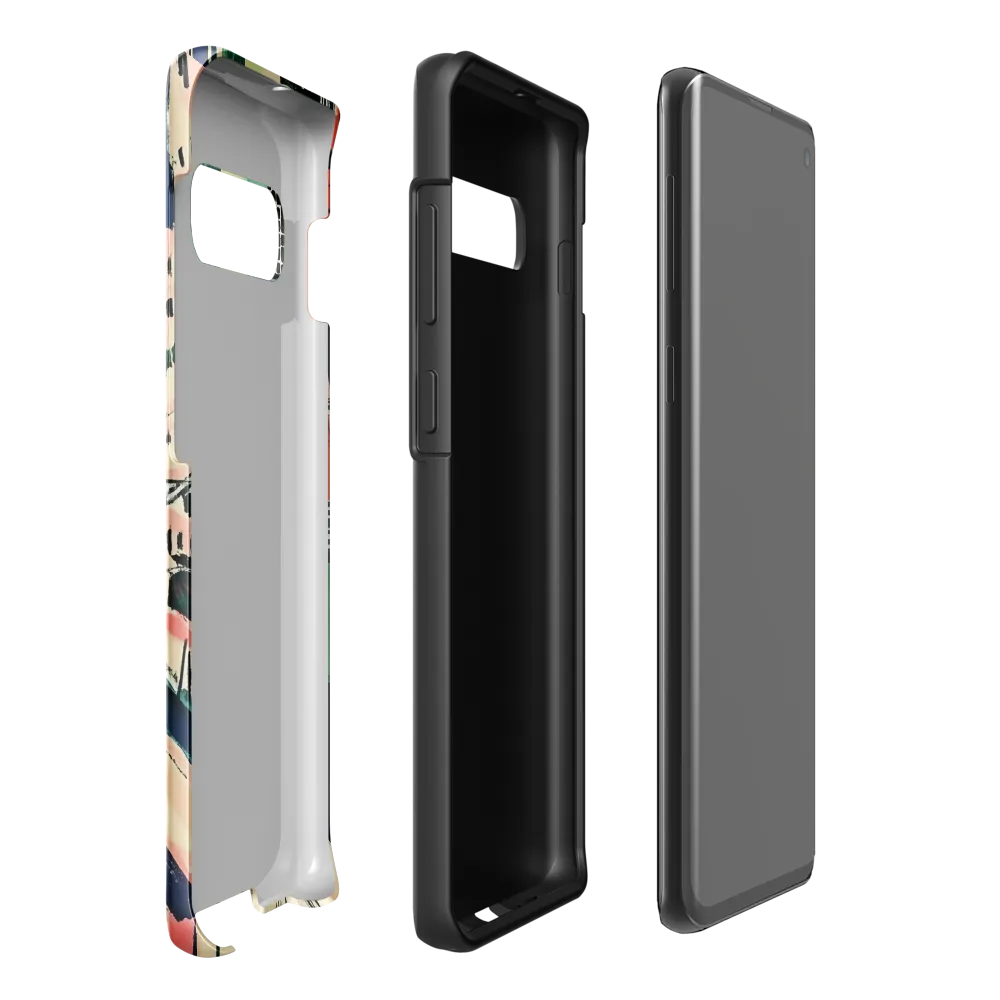 Urban Vibrance: A City in Motion | Phone Case |  S10 Plus | Tough Case | Glossy