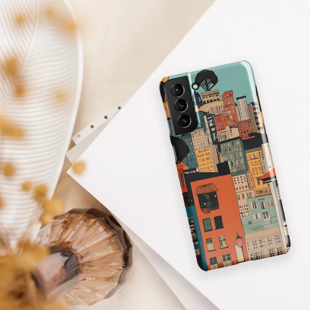 Urban Fusion: A Colorful Cityscape