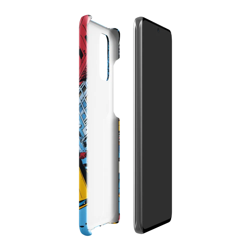 Urban Chaos: Aerial View of City Life | Phone Case |  S20 Plus | Snap Case | Glossy