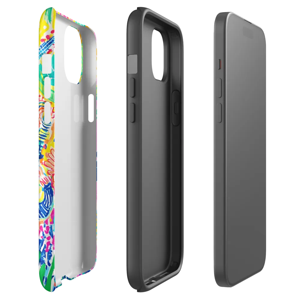 Joyful Duet: A Celebration of Music | Phone Case |  15 Plus | Tough Case | Matte