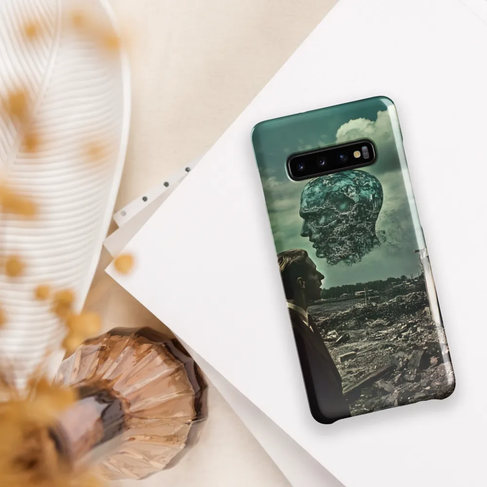 Ethereal Reflections: Identity in a Fragmented World | Phone Case |  S10 Plus | Snap Case | Glossy