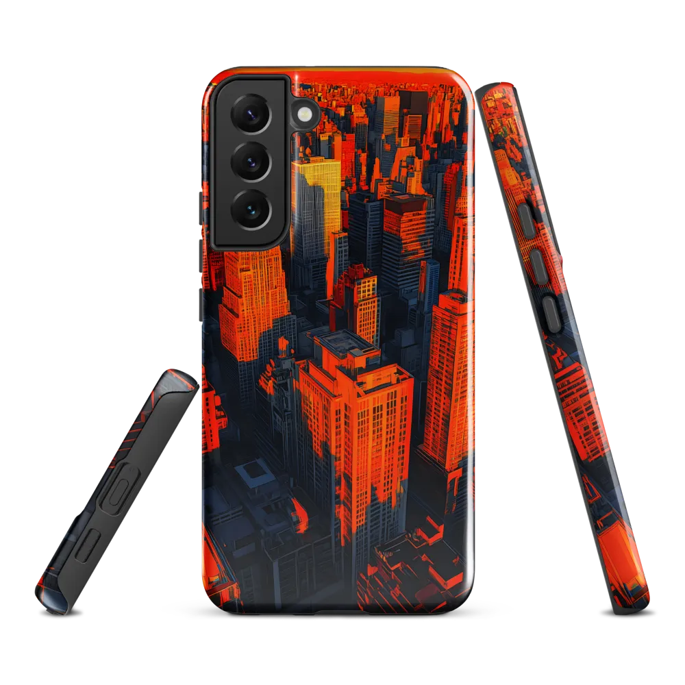 Urban Dawn: A Digital Ode to Skyscrapers