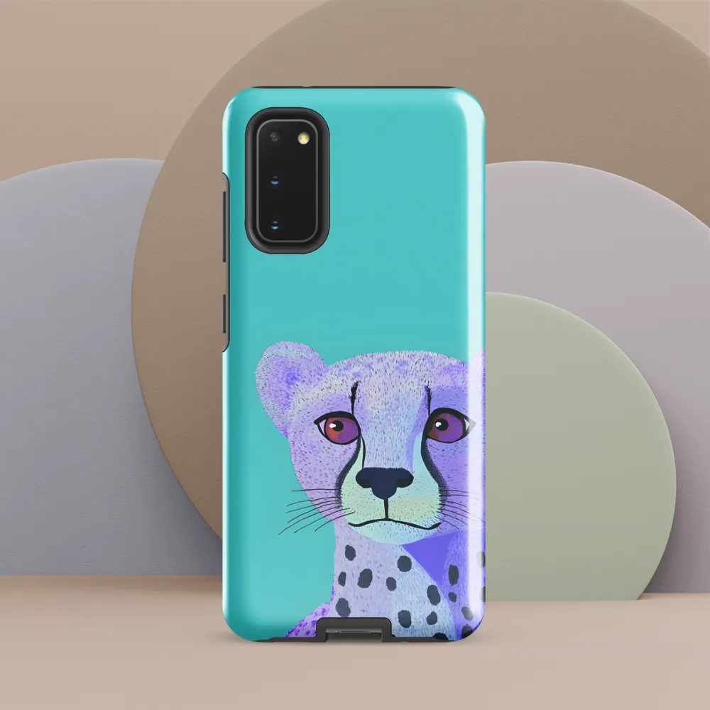 Curious Cheetah | Phone Case |  S20 | Tough Case | Glossy