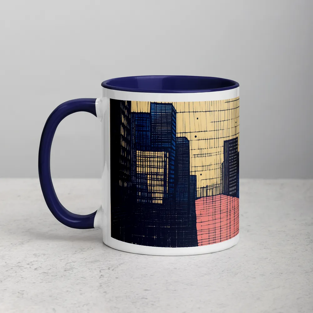 Urban Echoes: A Minimalist Cityscape