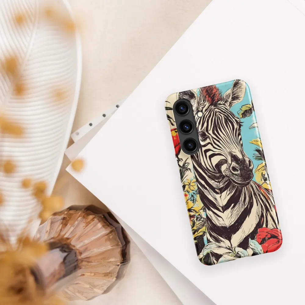 Zebra in Tropical Reverie
