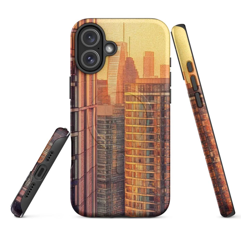 Urban Serenity at Sunset | Phone Case |  16 Plus | MagSafe® Tough Case | Matte