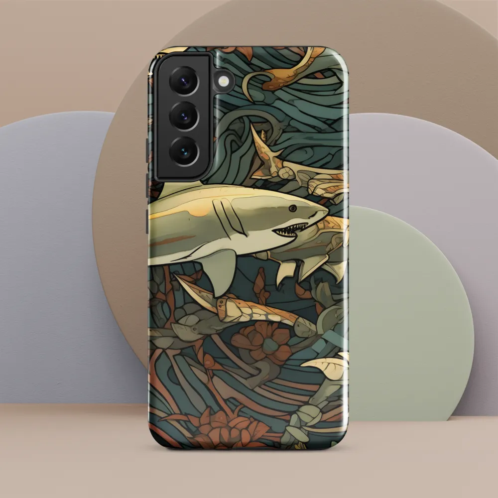 Dynamic Harmony of Sharks and Flora