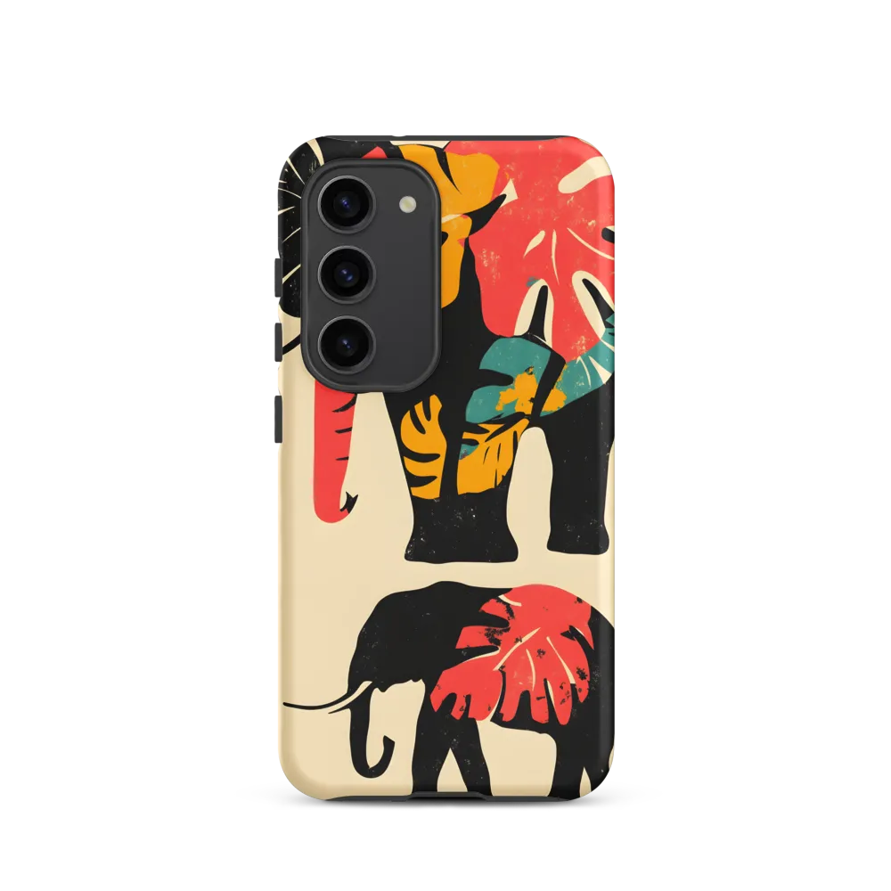 Tropical Elegance: The Elephant's Dance