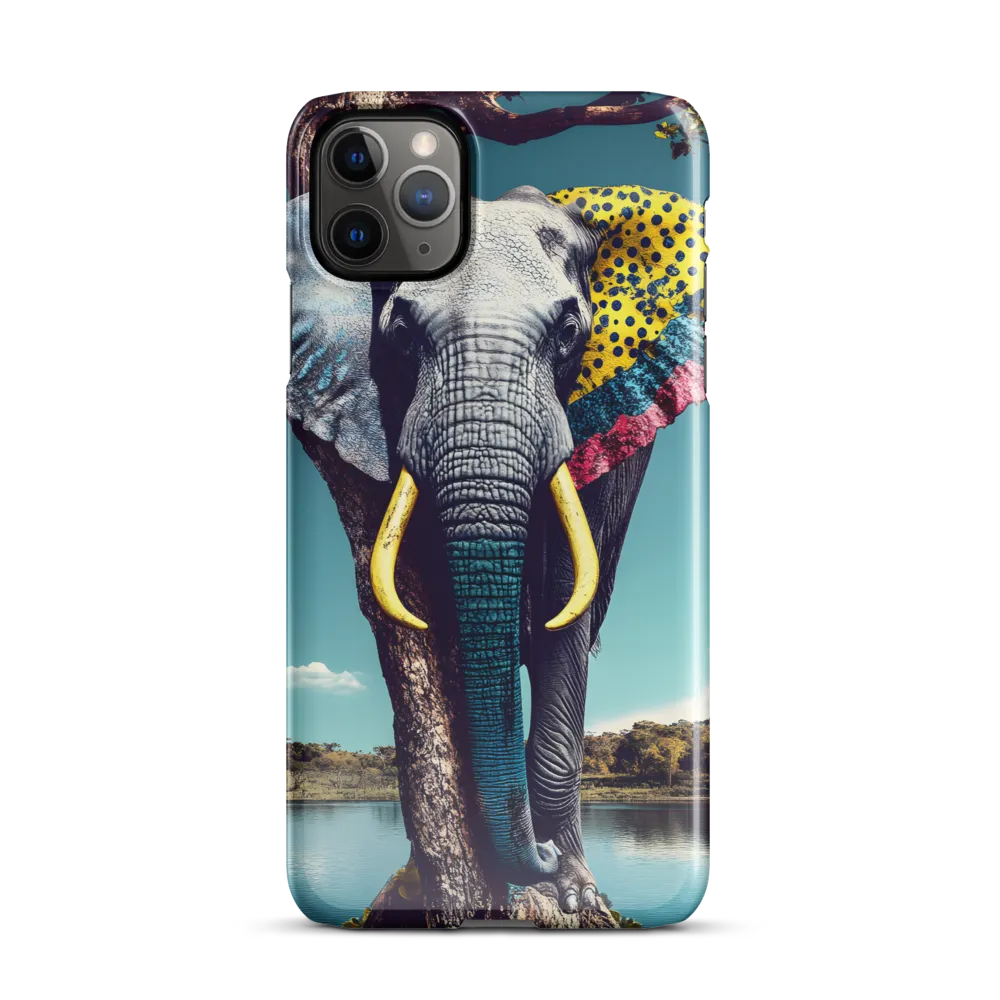 Playful Elegance: The Surreal Elephant | Phone Case |  11 Pro Max | Snap Case | Glossy