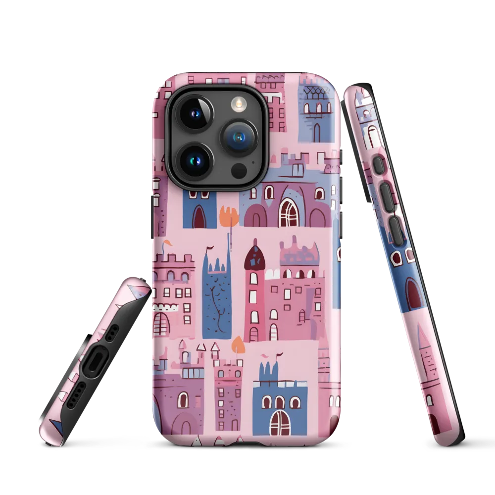 Whimsical Castles: A Playful Tapestry | Phone Case |  15 Pro | Tough Case | Glossy