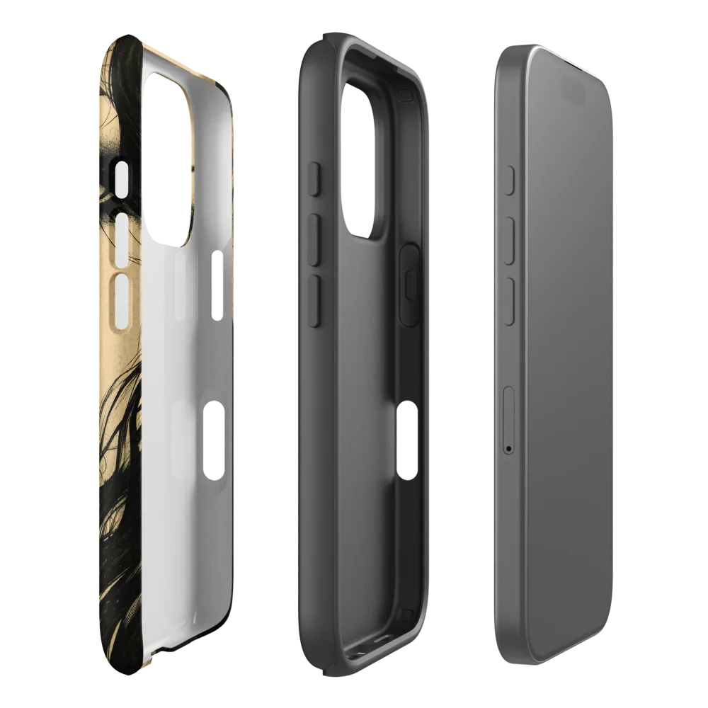 Enigmatic Gaze | Phone Case |  16 Pro | Tough Case | Matte