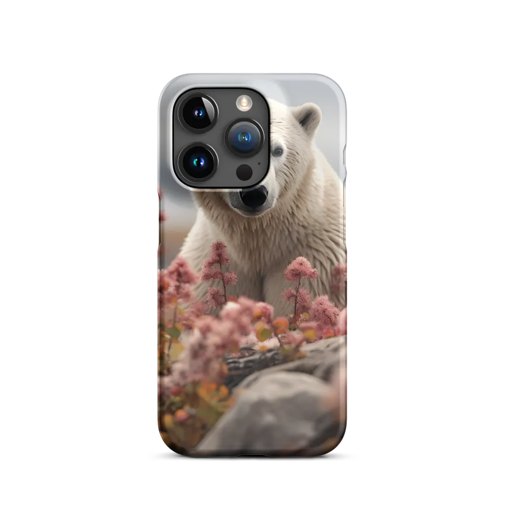 Curiosity Among Blooms: The Polar Bear