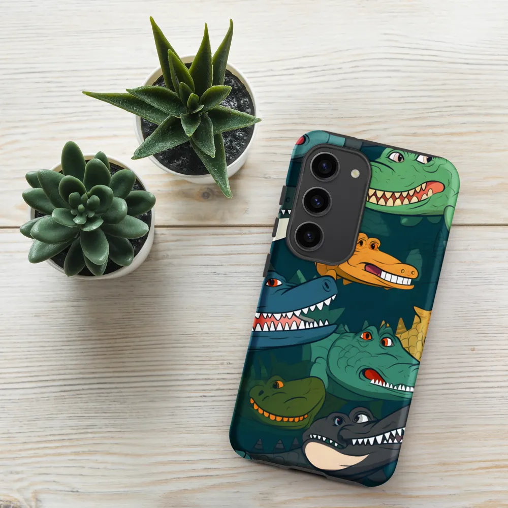 Cheerful Crocodilian Parade