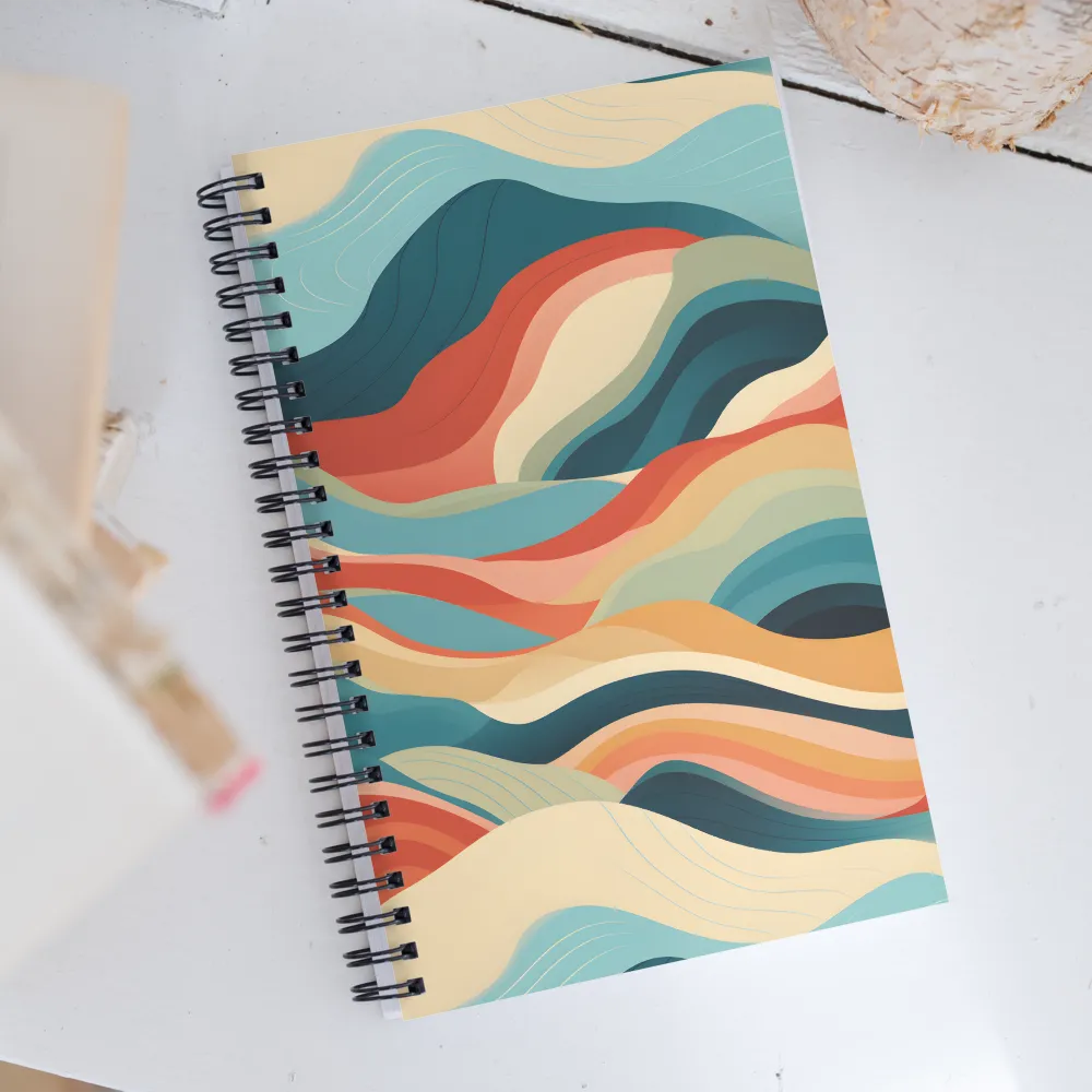 Waves of Tranquility | Spiral Notebook