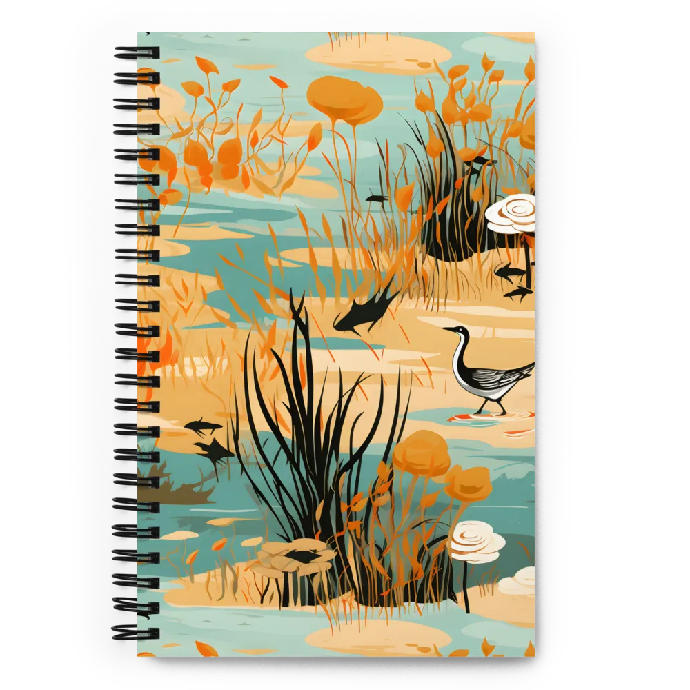 Whispers of the Wetlands | Spiral Notebook