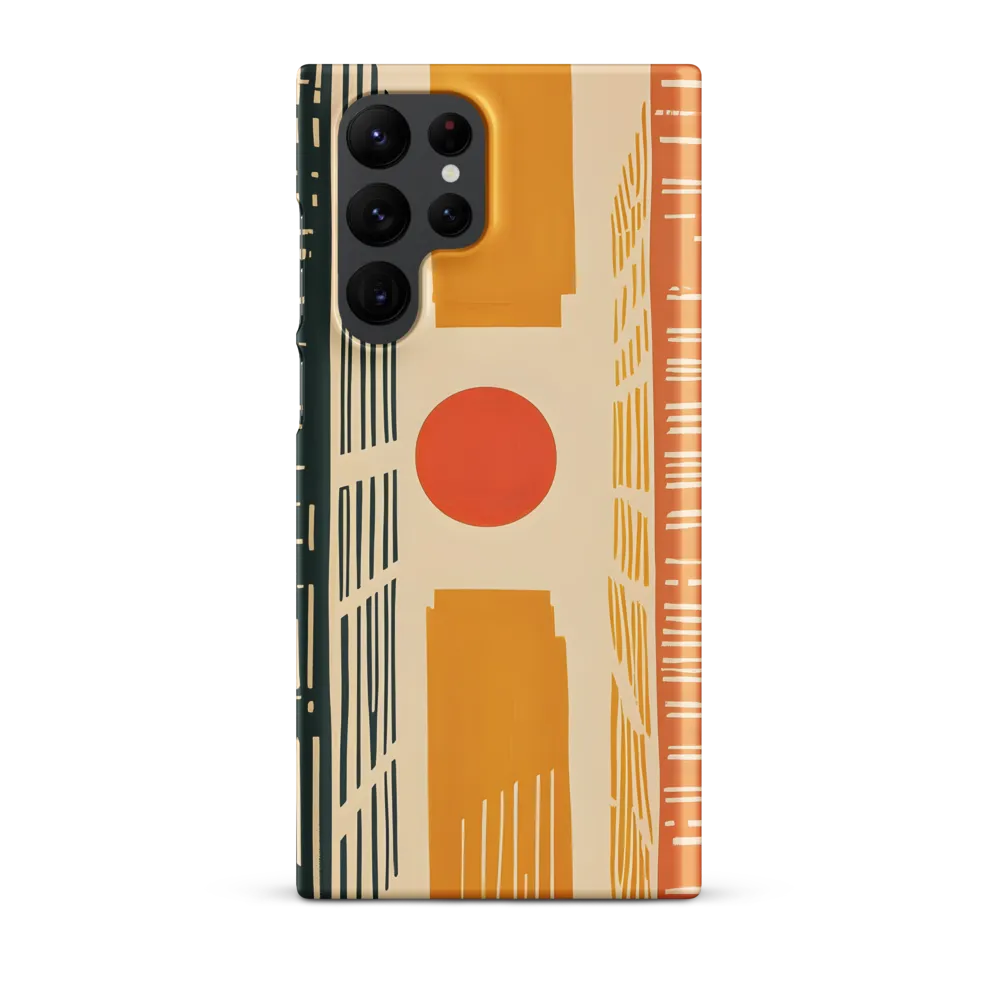 Urban Harmony: A Geometric Sunrise