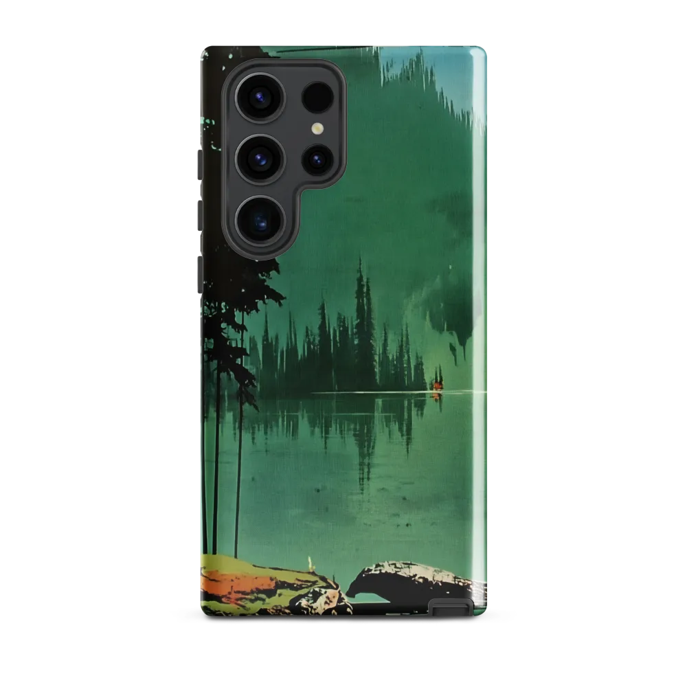 Serenity Reflected: A Tranquil Lake Scene