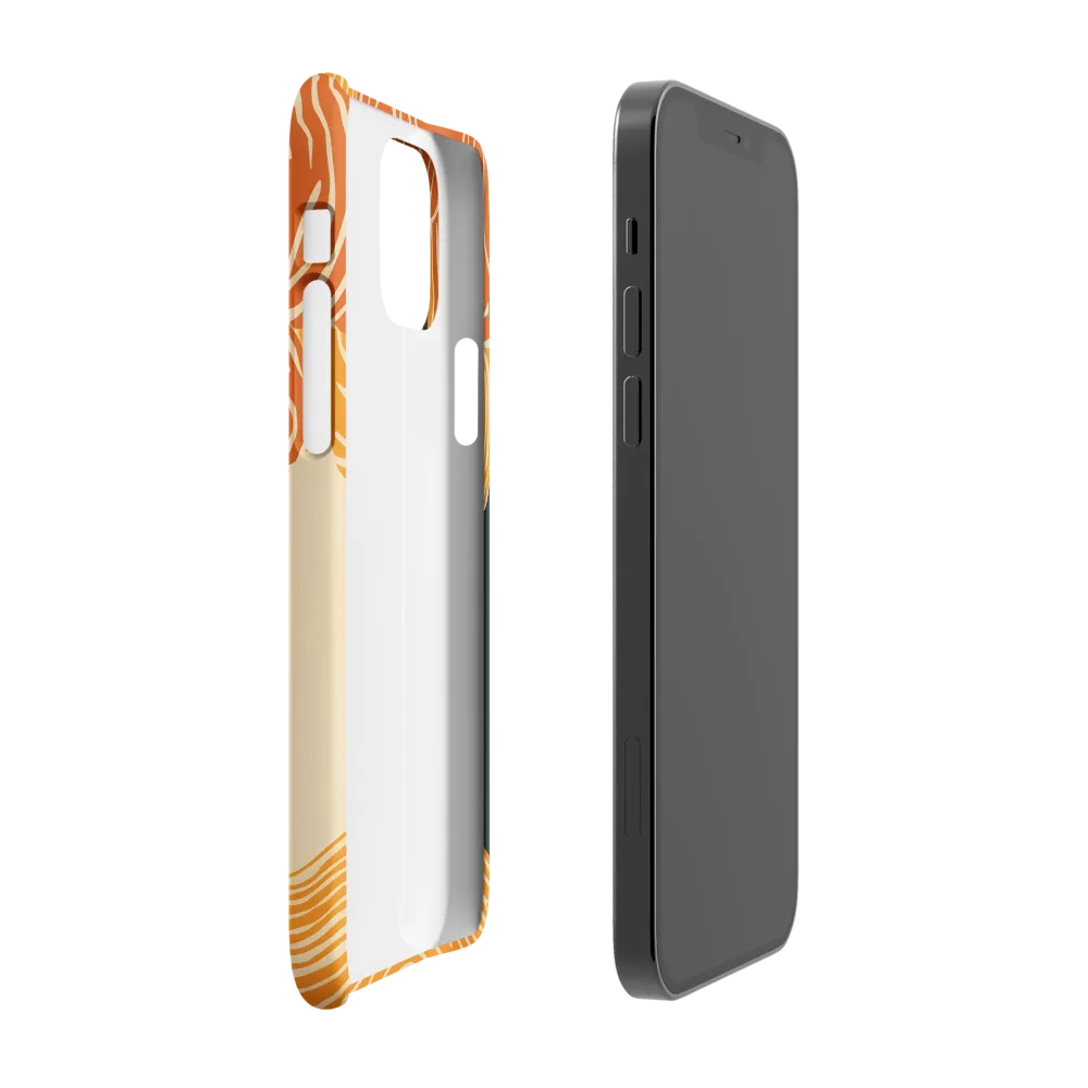 Silent Reflections under Swirling Leaves | Phone Case |  12 | Snap Case | Matte