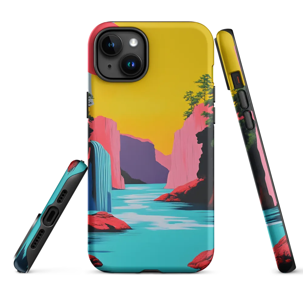 Dreamscape of Pink Cliffs and Turquoise Waters