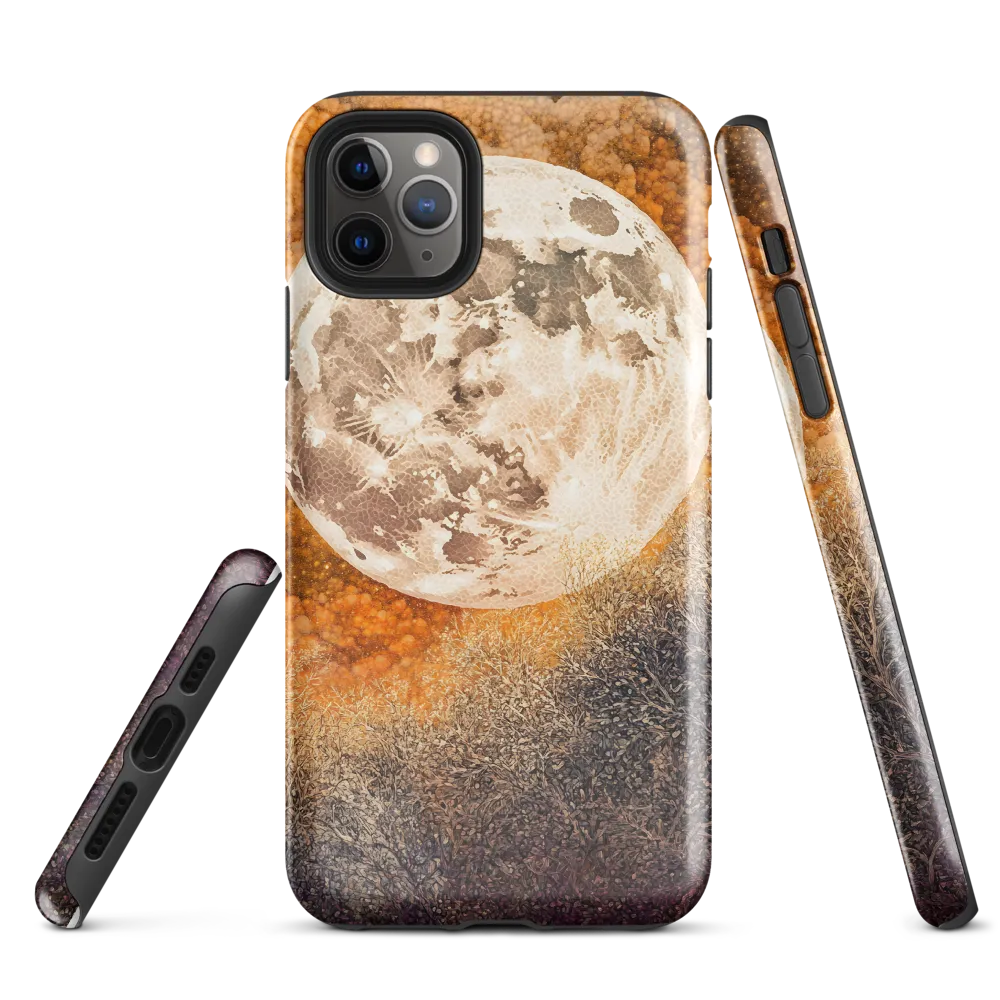 Luminous Serenity: The Enchanted Moon | Phone Case |  11 Pro Max | Tough Case | Glossy