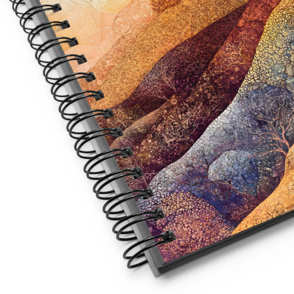 Ember Hills at Dusk | Spiral Notebook