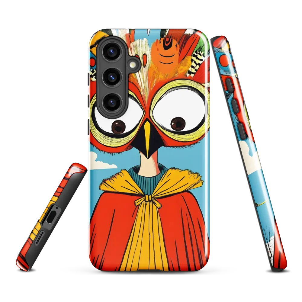 A Whimsical Encounter: The Owl-Human Fusion