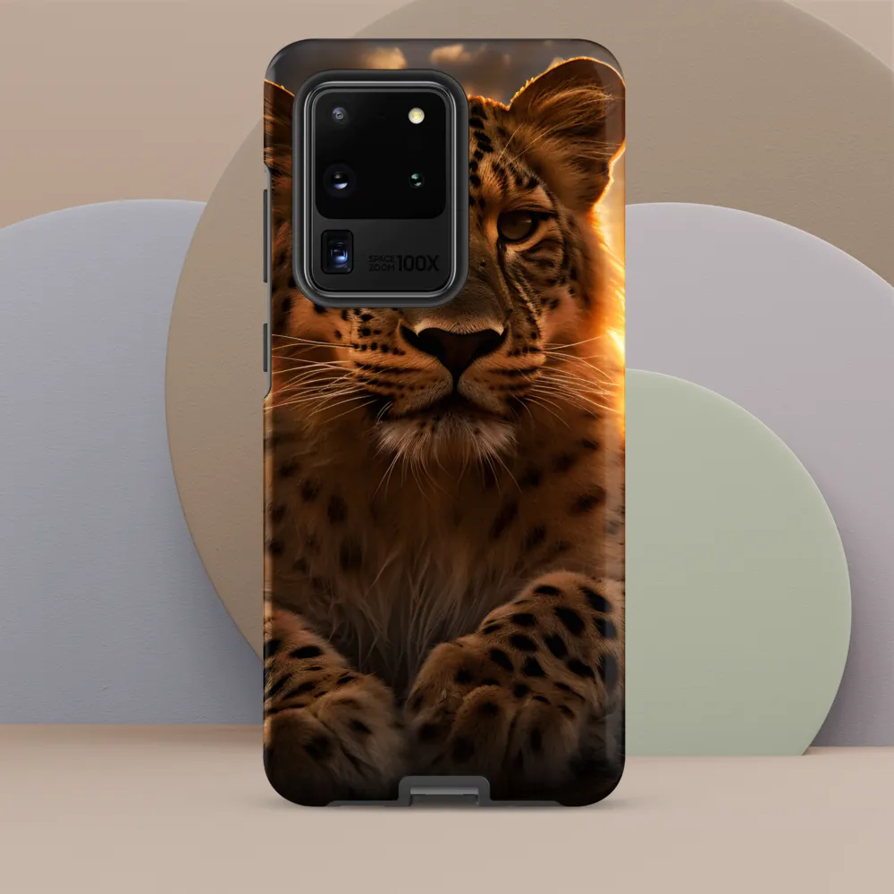 Regal Presence: The Leopard at Sunset