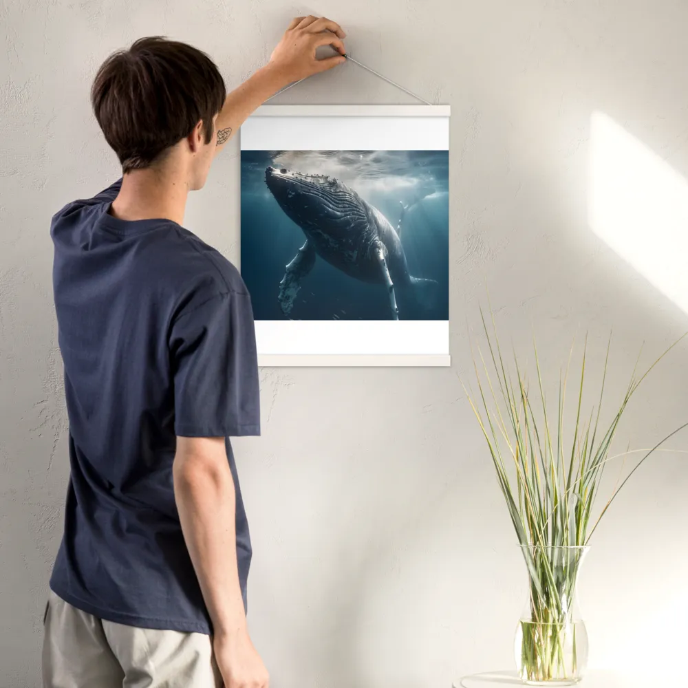 Graced by the Depths | Poster With White Wood Hanger | 16″×20″