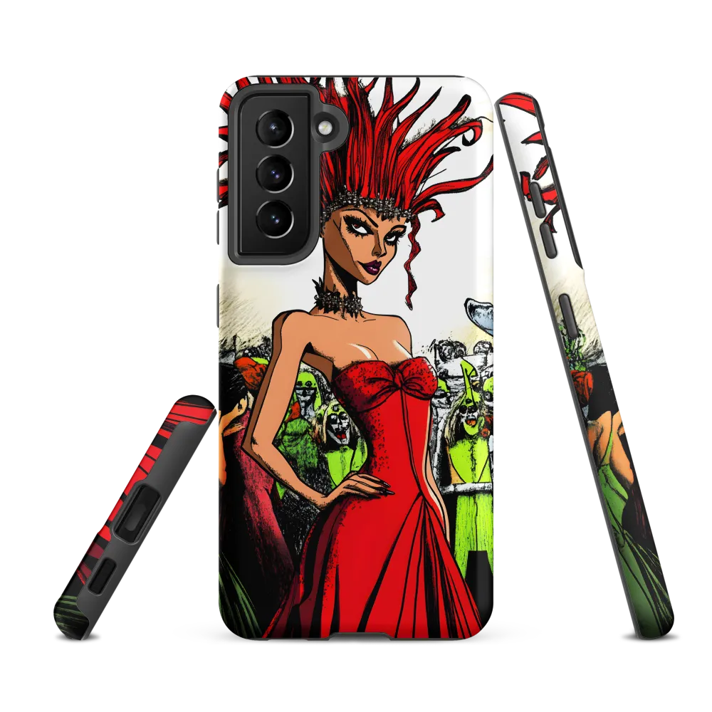 Fiery Elegance: A Fashion Statement