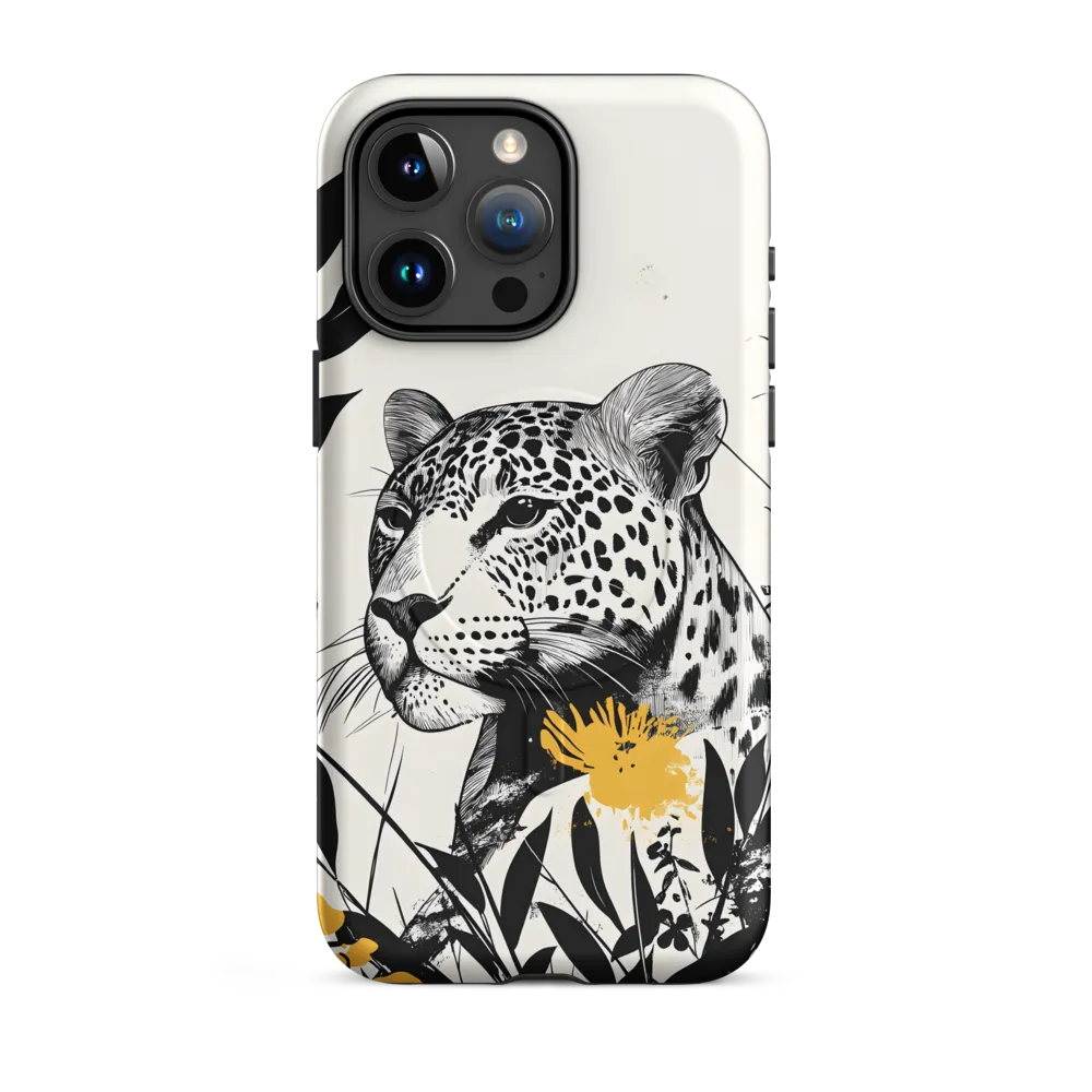 Majestic Leopard Amongst Flora