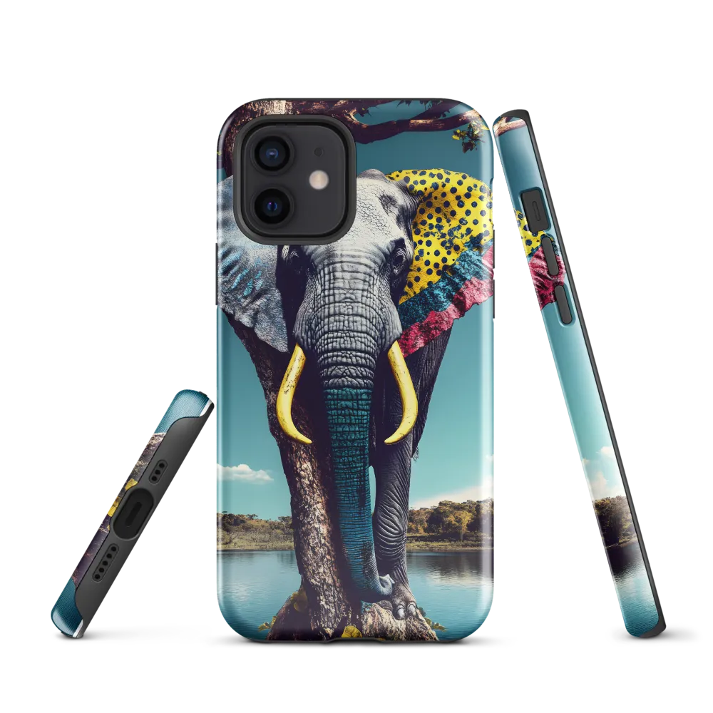 Playful Elegance: The Surreal Elephant