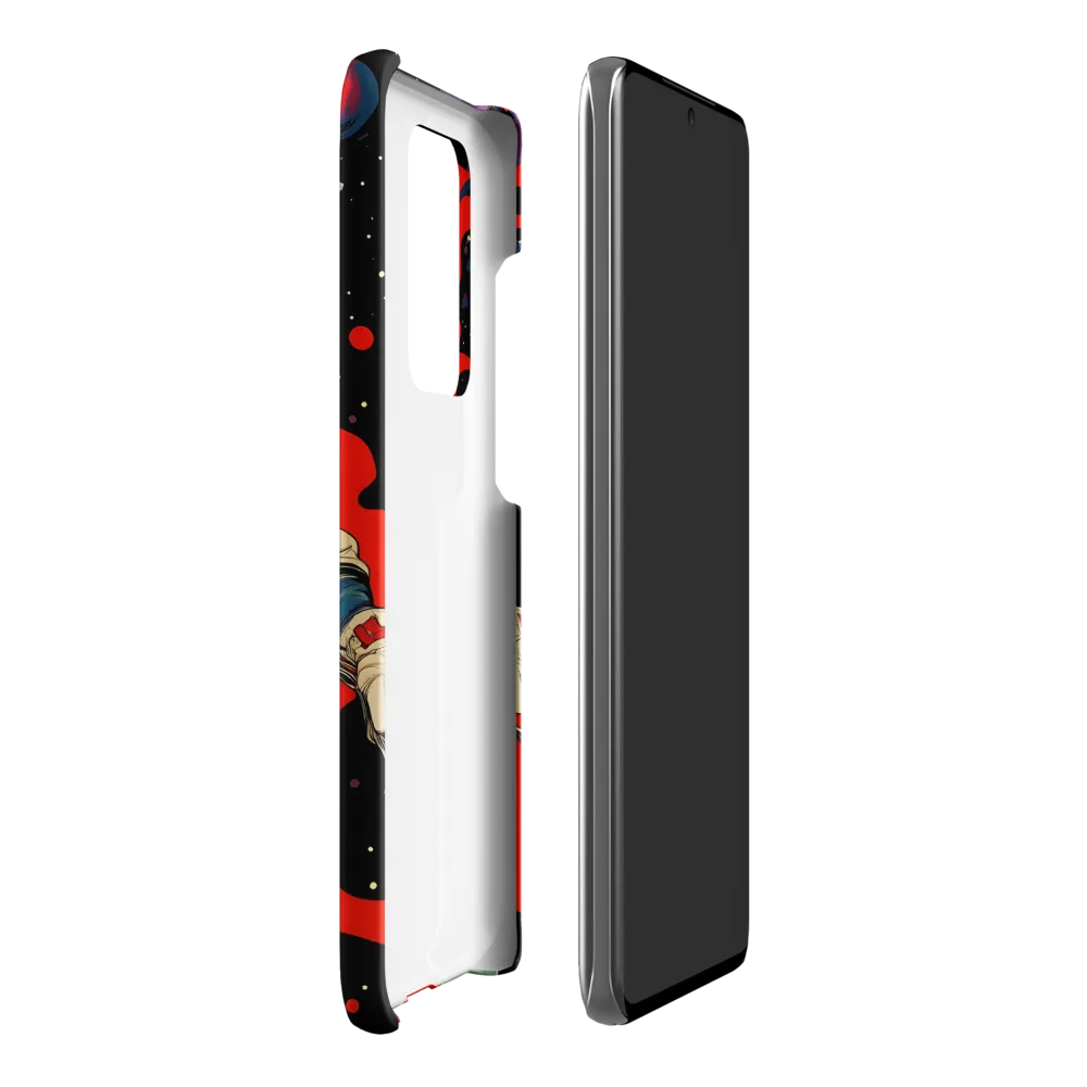 Astronaut in Cosmic Reverie | Phone Case |  S20 Ultra | Snap Case | Matte