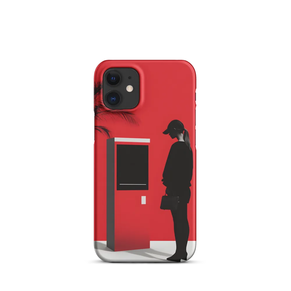 Contemplation in Red | Phone Case |  12 Mini | Snap Case | Matte