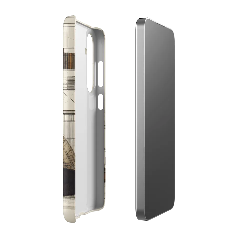 Quiet Reflections in Line | Phone Case |  S24 Plus | Snap Case | Matte