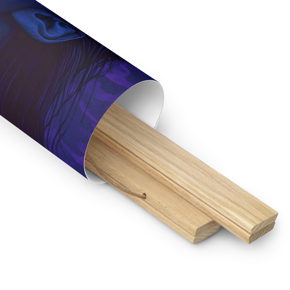 Echoes of Anguish | Poster With Oak Wood Hanger | 14″×14″