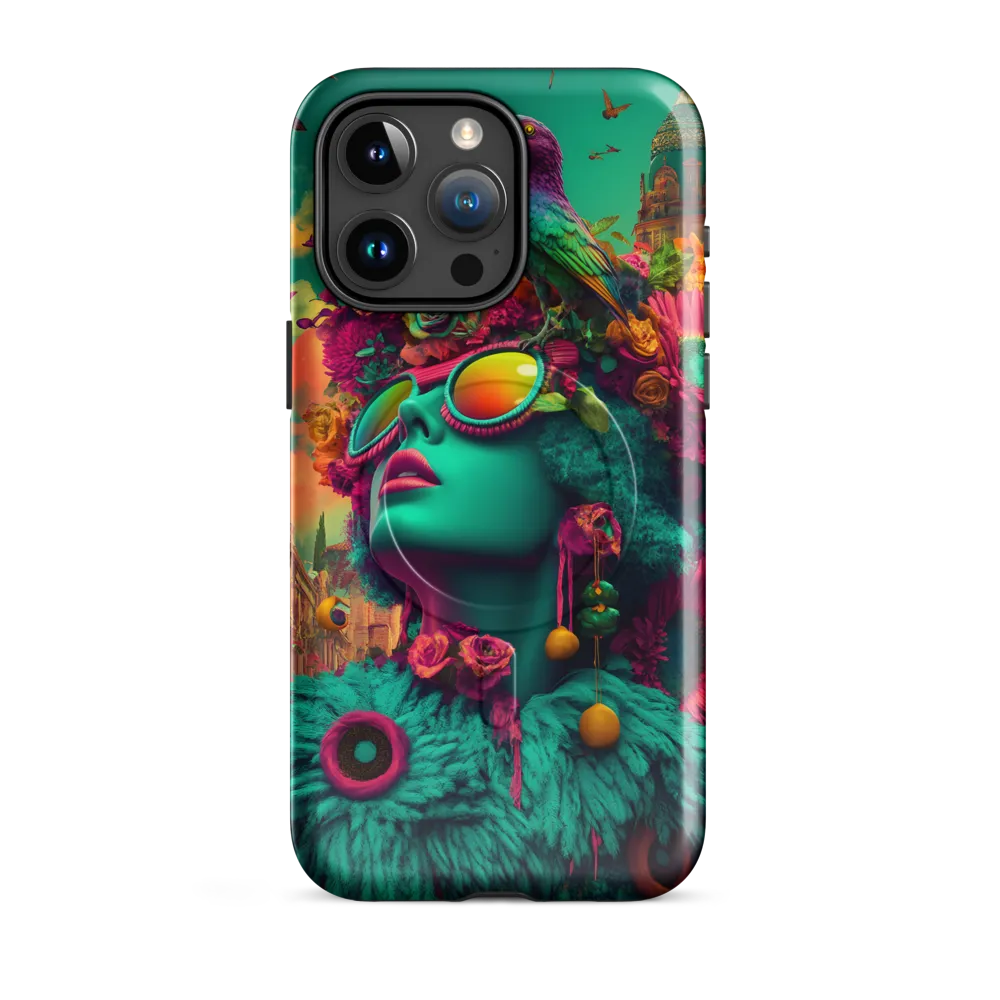 Whimsical Flora | Phone Case |  15 Pro Max | MagSafe® Tough Case | Glossy