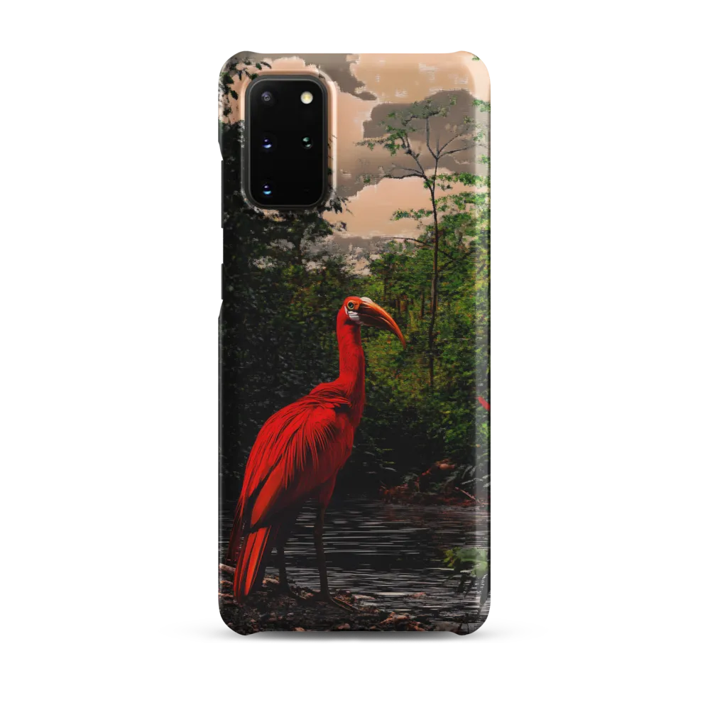Enigmatic Elegance: The Scarlet Observer