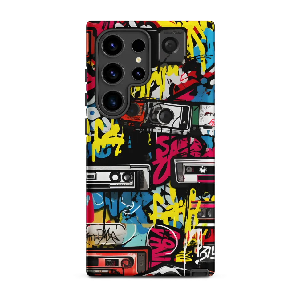 Urban Nostalgia: A Retro Cassette Explosion