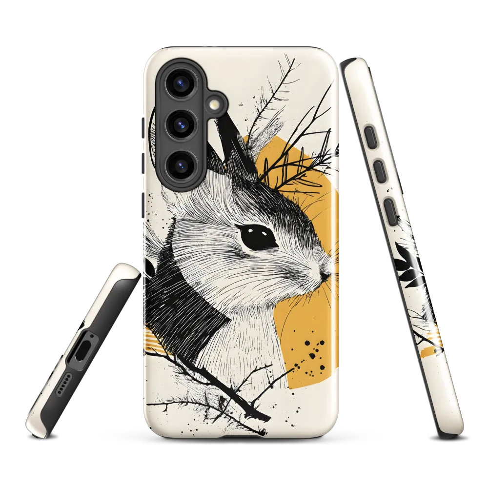 Ethereal Rabbit: A Study in Line Art