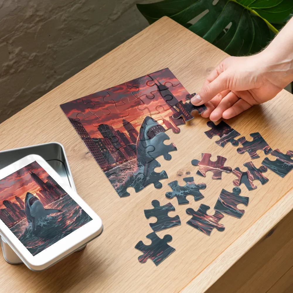 Urban Jaws 
 Jigsaw Puzzle in Tin Box