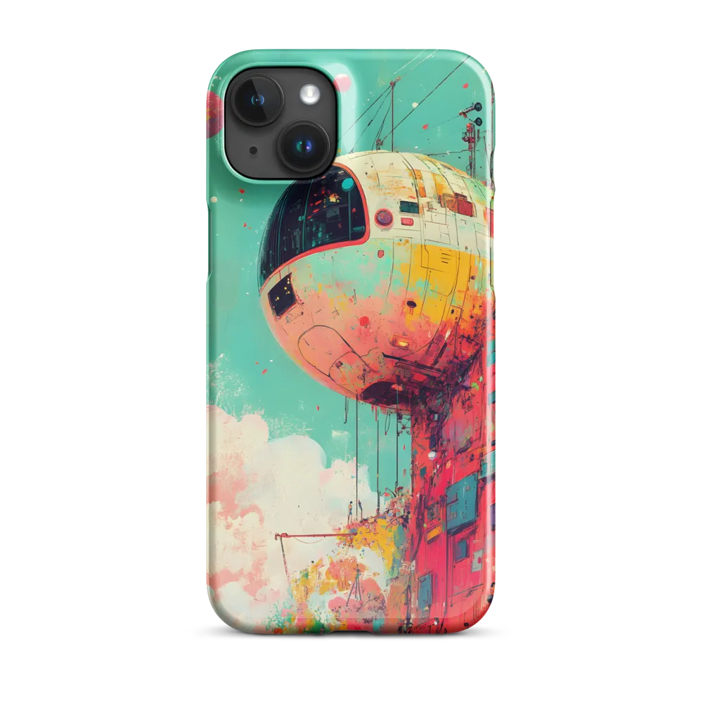 Suspended Sphere in a Vibrant Dreamscape