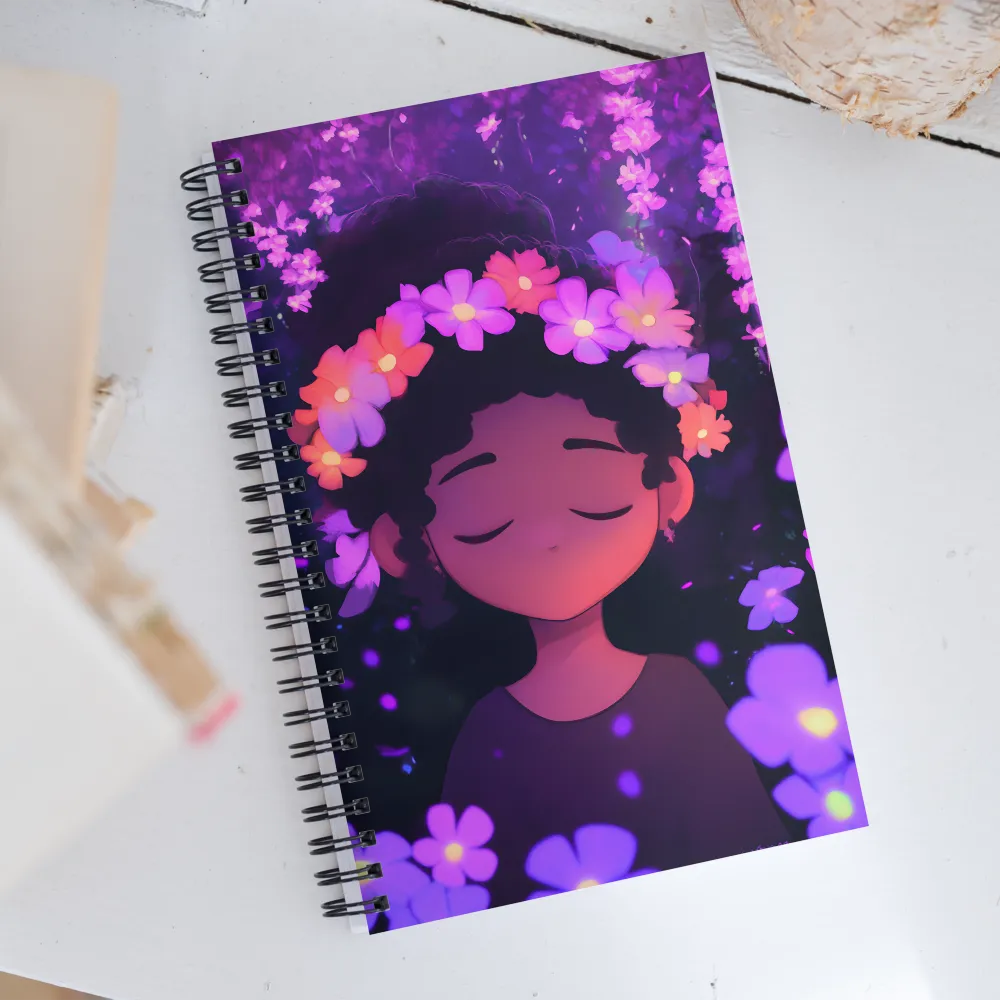 Serene Blossoms | Spiral Notebook